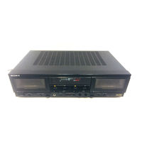 Sony TC-WR810 Service Manual