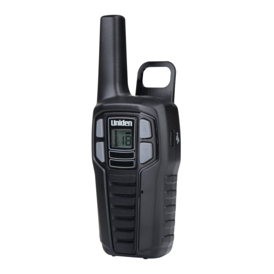 Uniden SX167 series User Manual