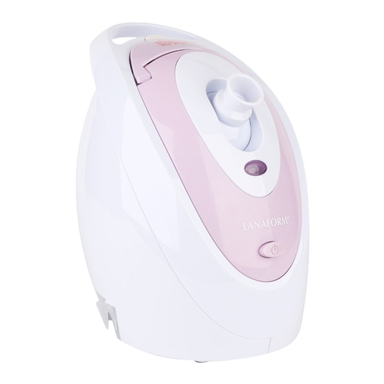 LANAFORM FACIAL STEAM INSTRUCTION MANUAL Pdf Download ManualsLib