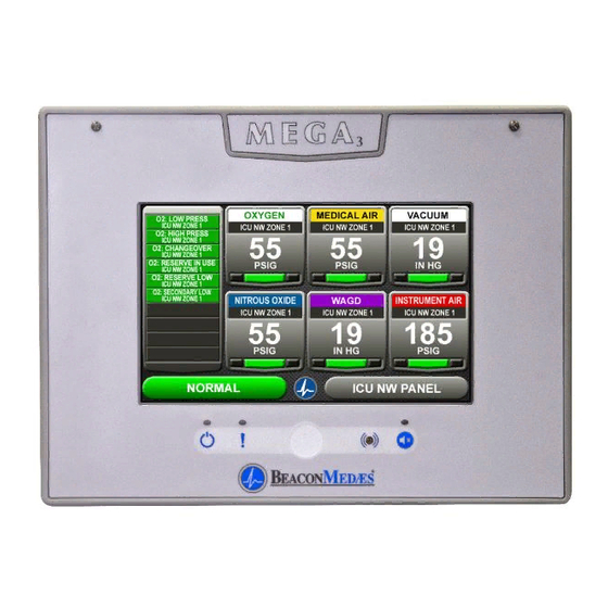 BEACONMEDAES MEGA3 INSTALLATION, OPERATION AND MAINTENANCE INSTRUCTIONS