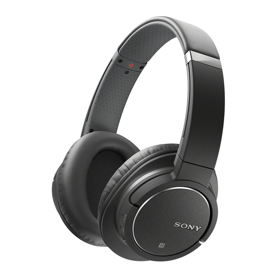 SONY MDR-ZX770BN REFERENCE MANUAL Pdf Download | ManualsLib