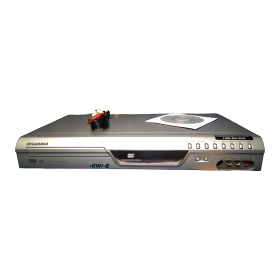 Sylvania DVR91DG Owner's Manual