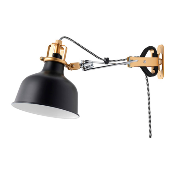 IKEA RANARP Manual