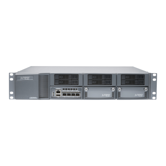 Juniper Junos Space JA2500 Quick Start Manual