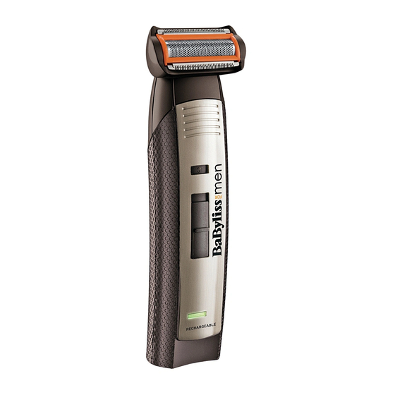 BaByliss for MEN X-Body Care Manual
