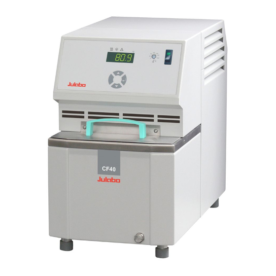 Julabo CF30 Operating Manual
