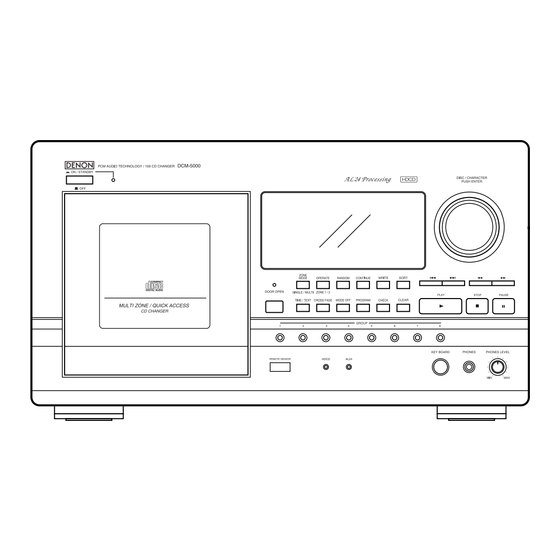 Denon DCM-5000 Operating Instructions Manual