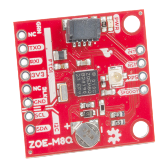 sparkfun ZOE-M8Q Manual