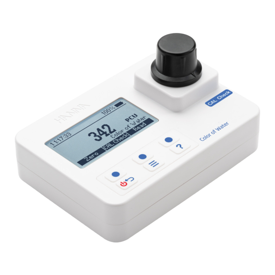 Hanna Instruments HI97727 Instruction Manual