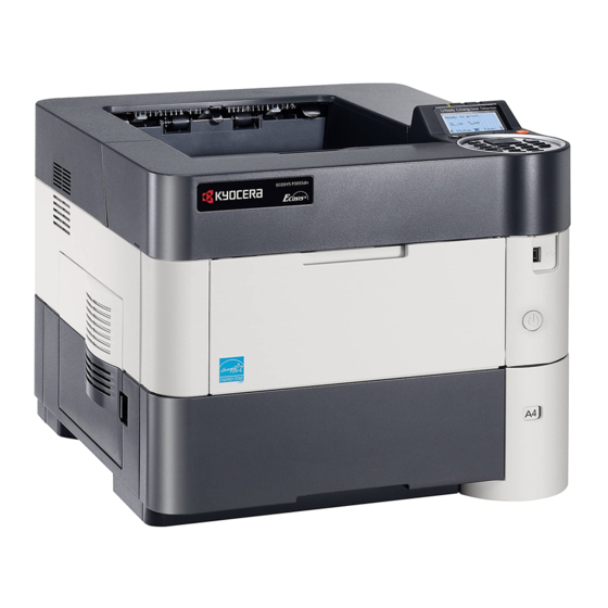 Kyocera P3060dn Service Bulletin