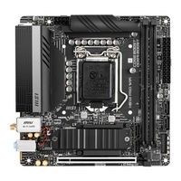 MSI H510I PRO WIFI Manual