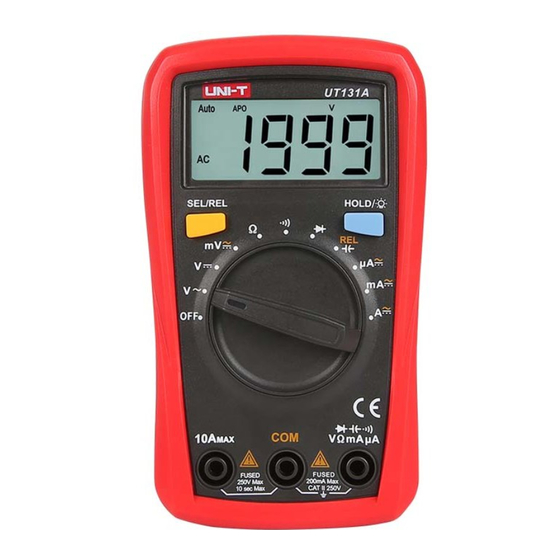 UNI-T UT131 Series User Manual
