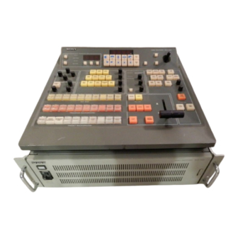 Sony BVS-3100 Operation Manual