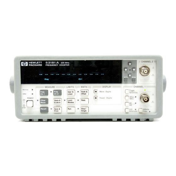 HP/Agilent 53132A  OPT:010 Universal Frequency Counter 