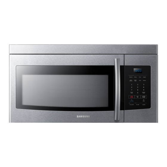 install samsung microwave over stove