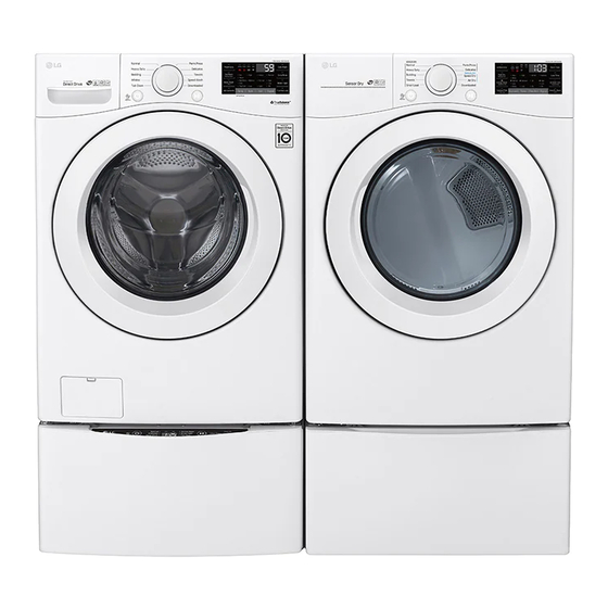 lg dle3500w clothes dryer