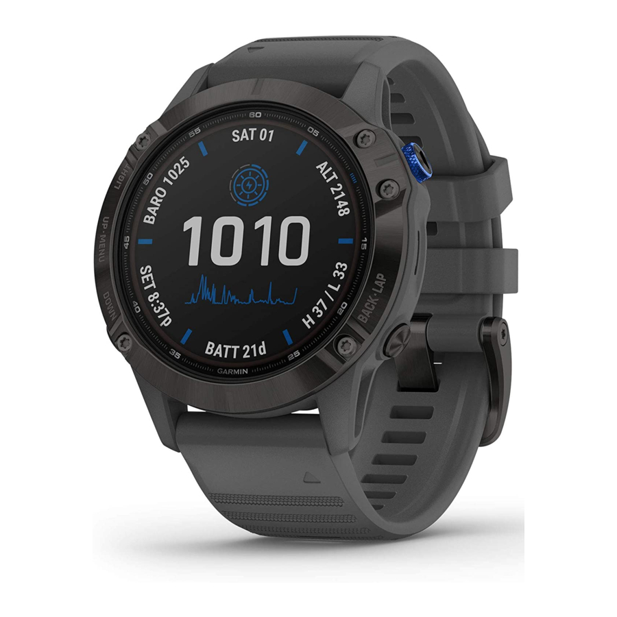 GARMIN FENIX QUICK START MANUAL Pdf Download | ManualsLib