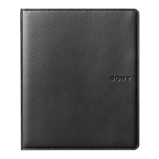 Sony PRSA-CL3 User Manual