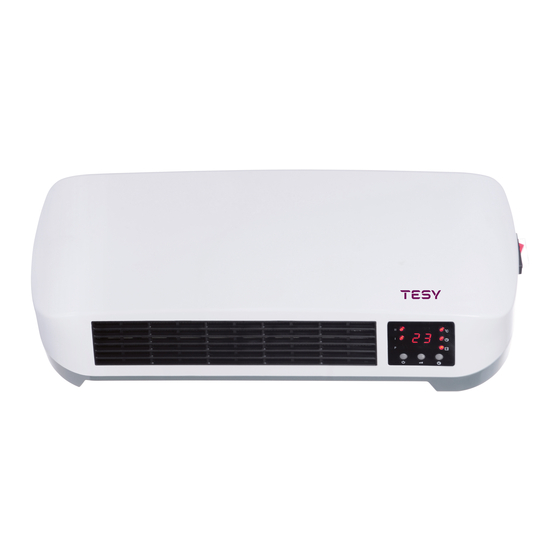 TESY HL-274W PTC Usage And Storage Instructions