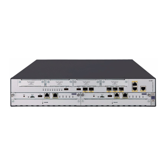H3C MSR 56-60 Replacement Procedures