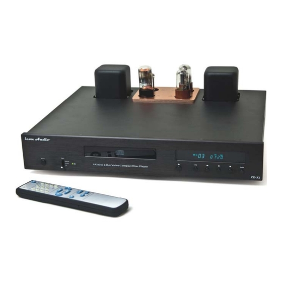 icon Audio CDX1 Instruction Manual