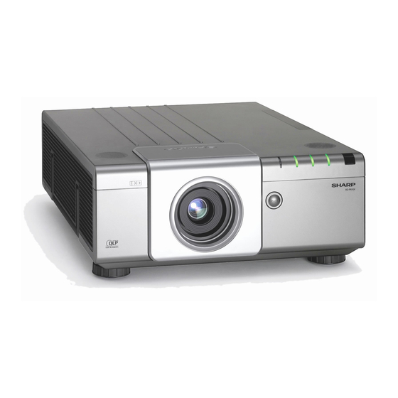 Sharp XG-P610X - XGA DLP Projector Operation Manual