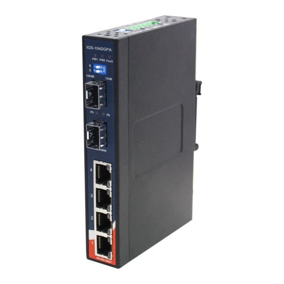 ORiNG IGPS-1042GPA Quick Installation Manual
