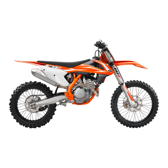 KTM 250 XC 2018 Owner's Manual