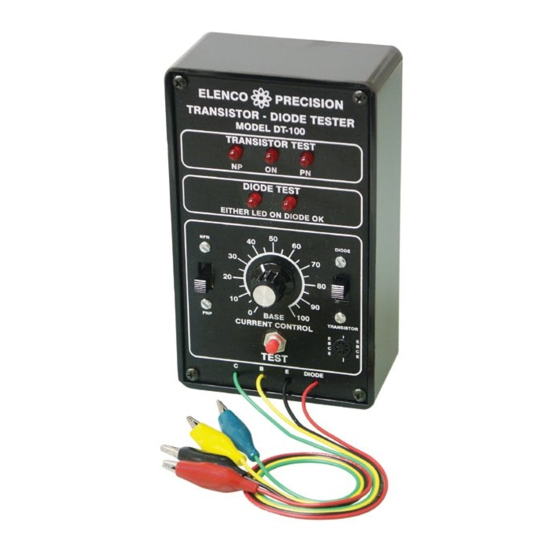 Elenco Electronics DT-100 Manual