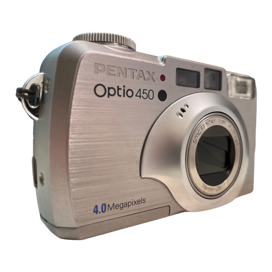 Pentax Optio 450 Operating Manual