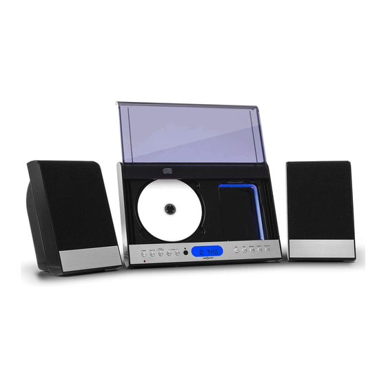 ONECONCEPT V14 VERTIKAL STAND HIFI STEREO ANLAGE CD SPIELER UKW RADIO AUX LCD 