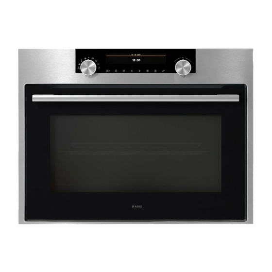 ASKO OM8487S / BO4SM3F377 INSTRUCTIONS FOR USE MANUAL Pdf Download