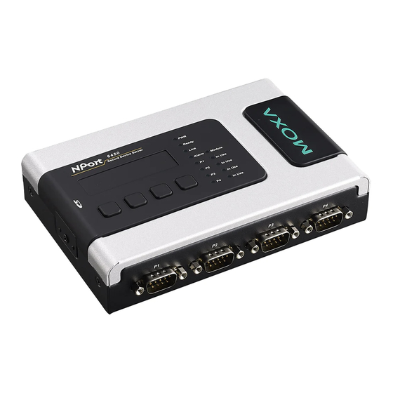 Moxa Technologies NPort 6450 Quick Installation Manual