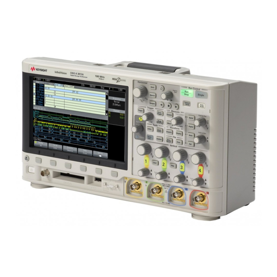 KEYSIGHT DSOX3012T USER MANUAL Pdf Download ManualsLib
