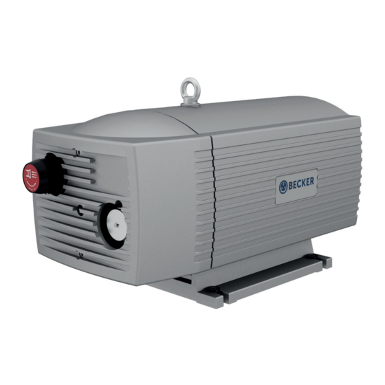 BECKER VT4.25 OPERATING INSTRUCTIONS 