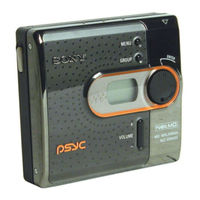Sony MZDN430 - MZ-DN430PSBLK Psyc MiniDisc Network Walkman Operating Instructions Manual