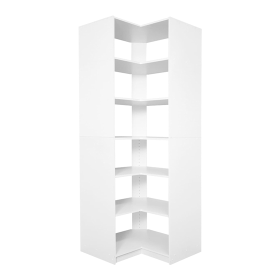 User Manuals: Multistore EXC-CNR Indoor Furnishing