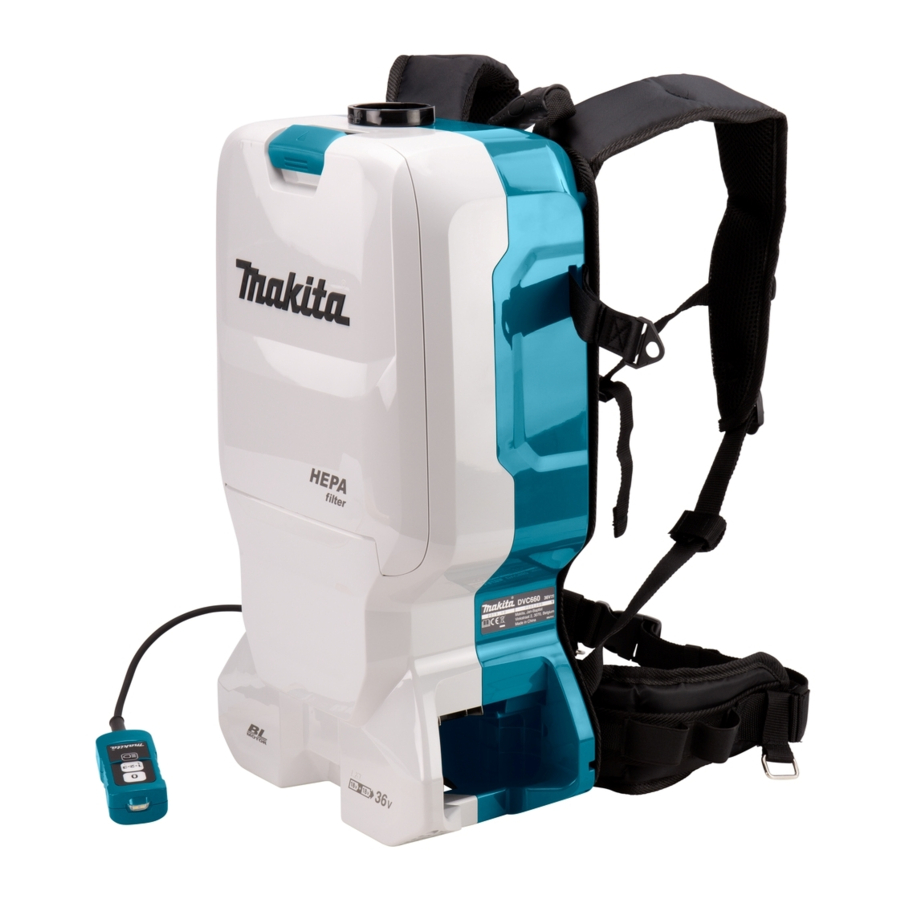 Makita DVC660 Instruction Manual