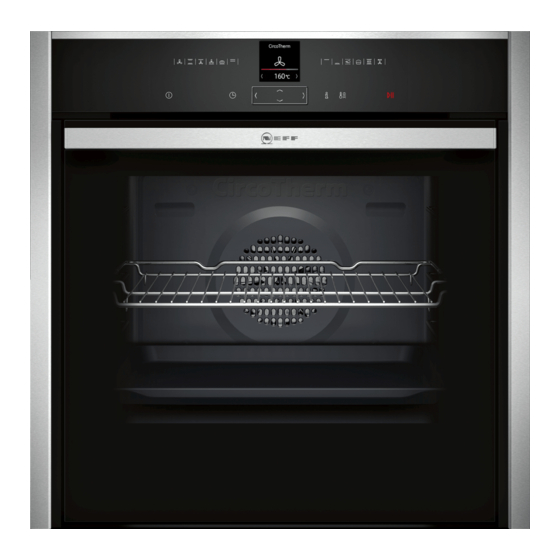 NEFF B47CR32.0 Built-in Oven Manuals