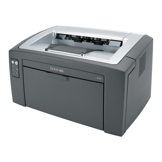 Lexmark E120 Quick Reference Manual