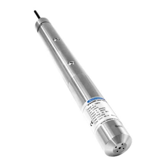 Microsensor MPM426WS Operation Manual