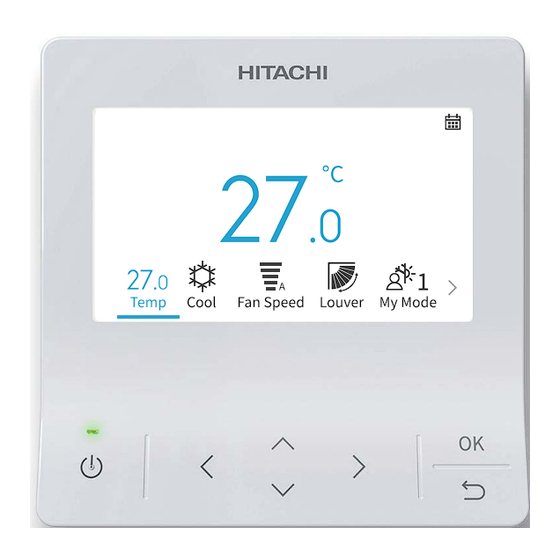 Hitachi airPoint Room H700 Manuals