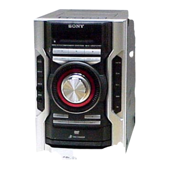 Sony HCD-GNZ333D Manuals