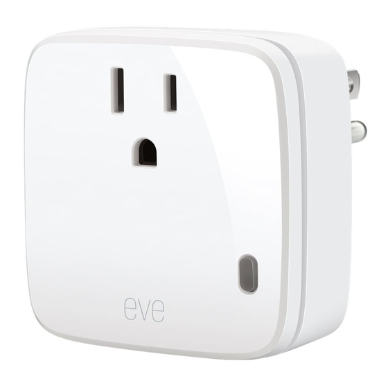 Elgato Eve Energy Quick Start Manual