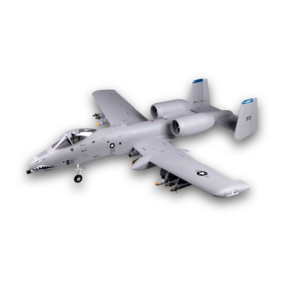 FMS 70 MM A-10 THUNDERBOLT II Operating Manual