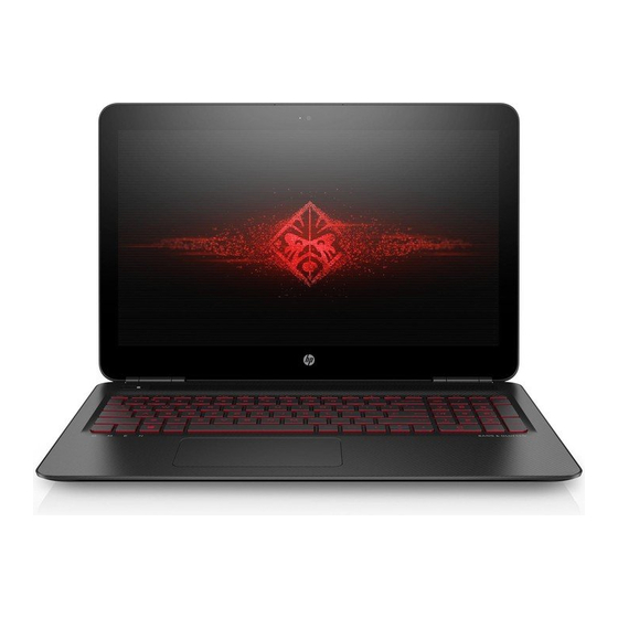 HP Omen series Maintenance And Service Manual