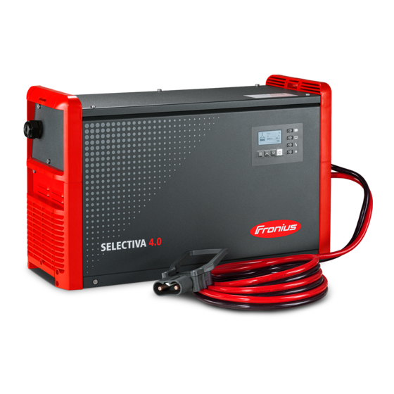 FRONIUS SELECTIVA 4120 OPERATING INSTRUCTIONS MANUAL Pdf Download