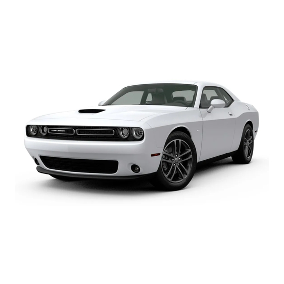 Dodge Challenger 2019 User Manual