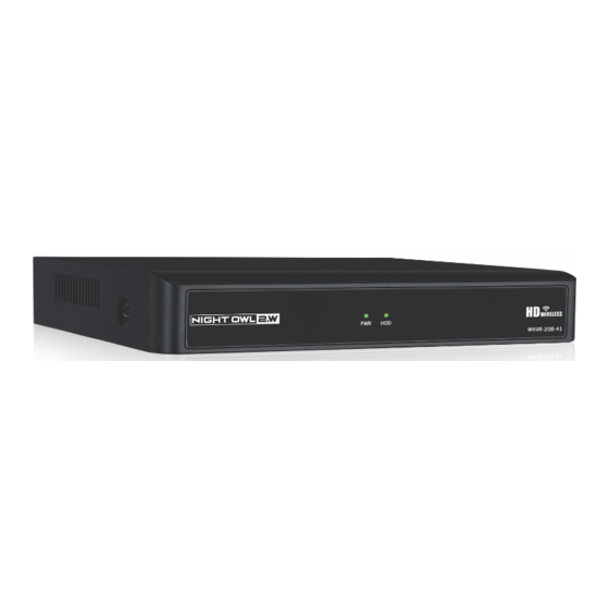 Night owl 8 sales channel dvr manual