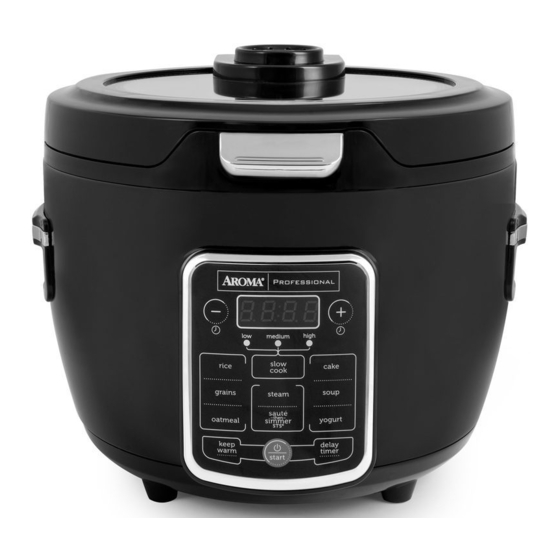 Aroma ARC-1230R 20-Cup (Cooked) Glass Lid Digital Rice Cooker